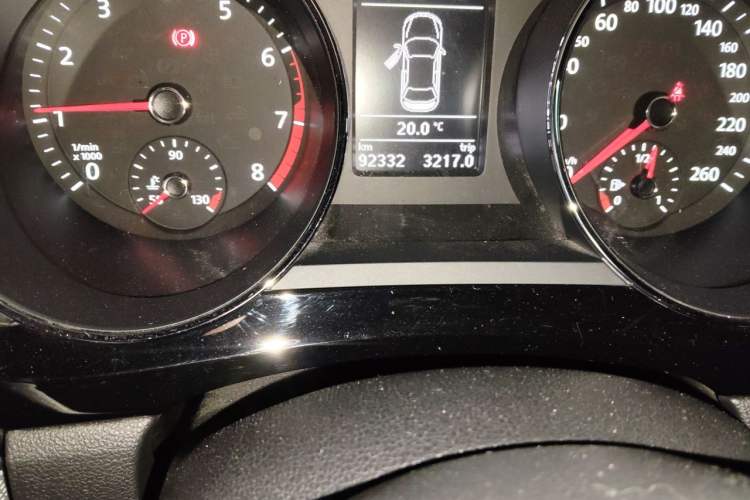 Used Volkswagen Sagitar 2018 280TSI DSG Ignite Edition Odometer Close Up
