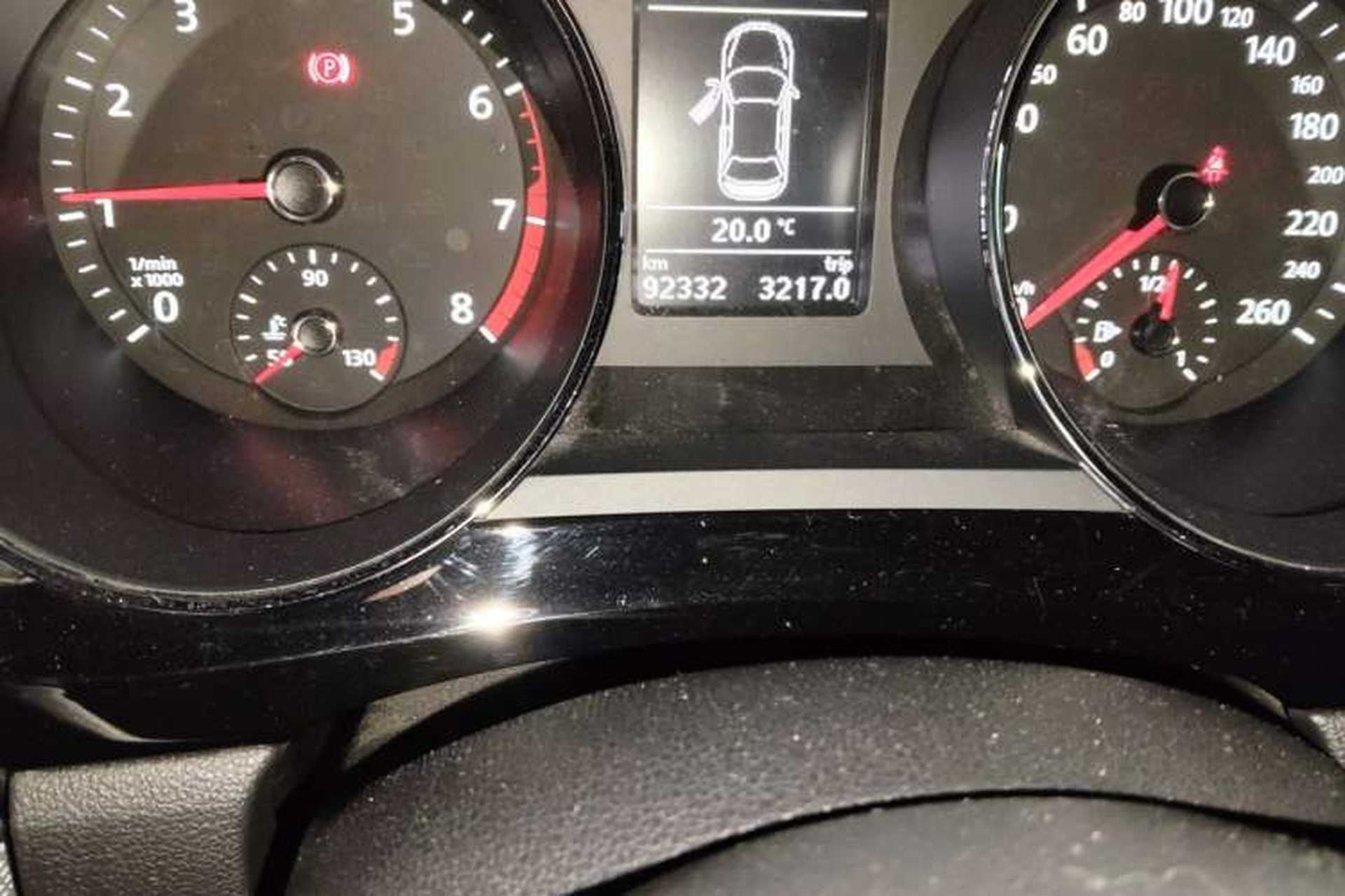Used Volkswagen Sagitar 2018 280TSI DSG Ignite Edition Odometer Close Up
