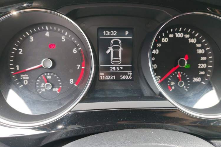 Used Volkswagen Sagitar 2018 280TSI DSG Ignite Edition Odometer Close Up