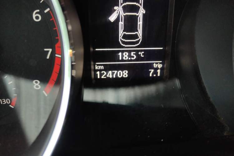 Used Volkswagen Sagitar 2018 280TSI DSG Ignite Edition Odometer Close Up