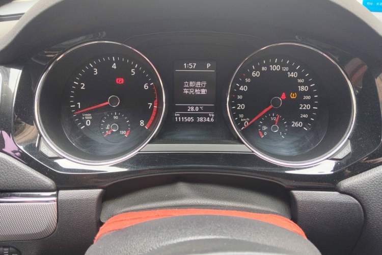 Used Volkswagen Sagitar 2018 280TSI DSG Ignite Edition Odometer Close Up