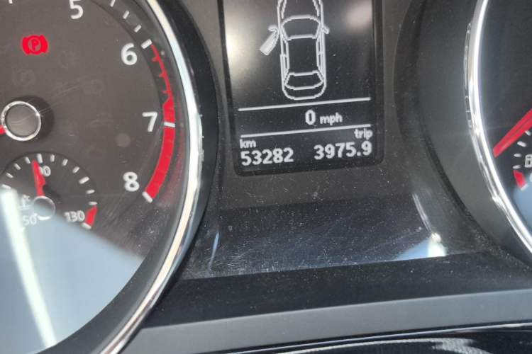 Used Volkswagen Sagitar 2018 280TSI DSG Ignite Edition Odometer Close Up