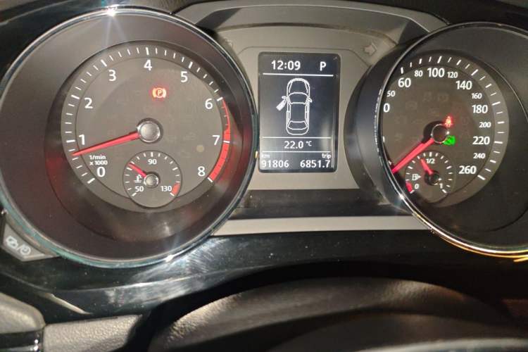 Used Volkswagen Sagitar 2018 280TSI DSG Ignite Edition Odometer Close Up