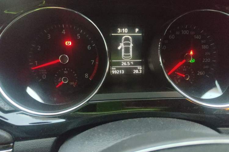 Used Volkswagen Sagitar 2018 280TSI DSG Ignite Edition Odometer Close Up