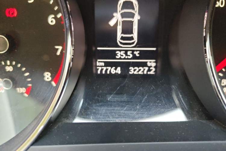 Used Volkswagen Sagitar 2018 280TSI DSG Ignite Edition Odometer Close Up