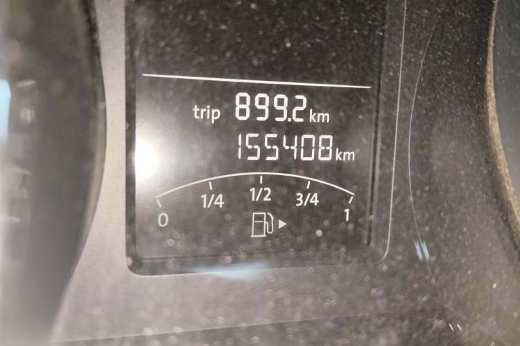 Used Volkswagen Sagitar 2018 1.6L Automatic Comfort Model Odometer Close Up