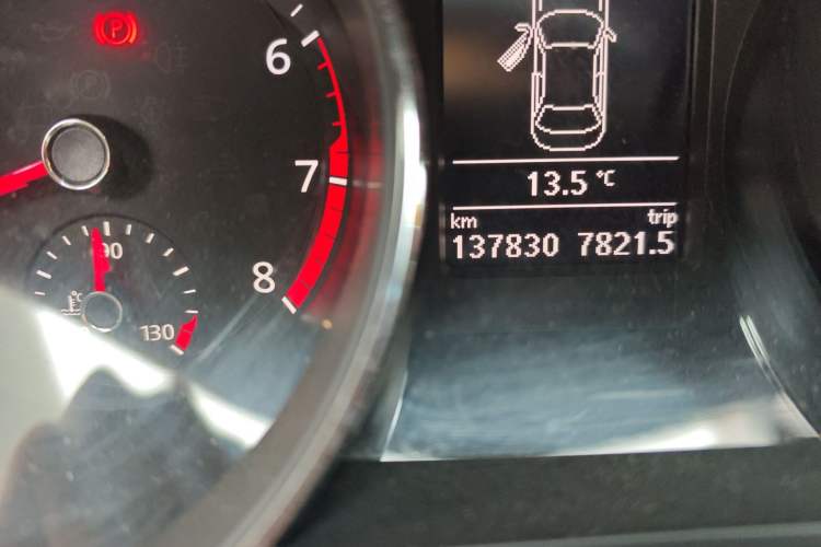 Used Volkswagen Sagitar 2018 280TSI DSG Ignite Edition Odometer Close Up
