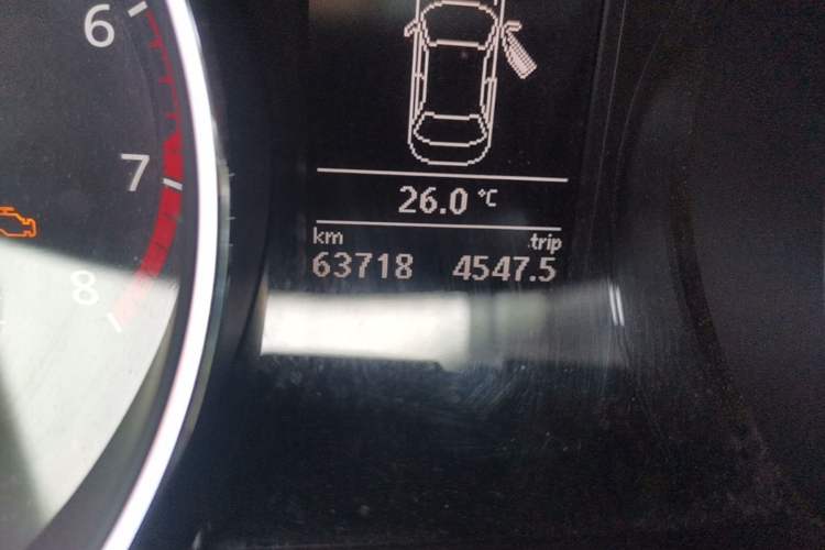 Used Volkswagen Sagitar 2018 280TSI DSG Ignite Edition Odometer Close Up