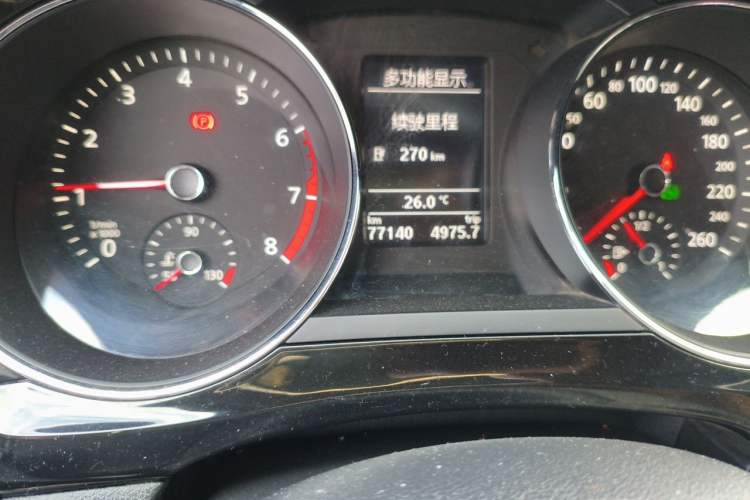 Used Volkswagen Sagitar 2018 280TSI DSG Ignite Edition Odometer Close Up