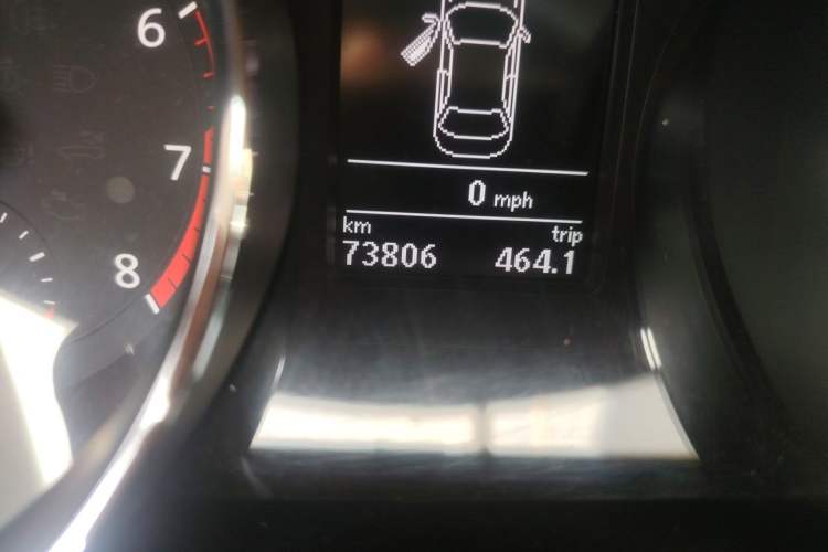 Used Volkswagen Sagitar 2018 280TSI DSG Ignite Edition Odometer Close Up