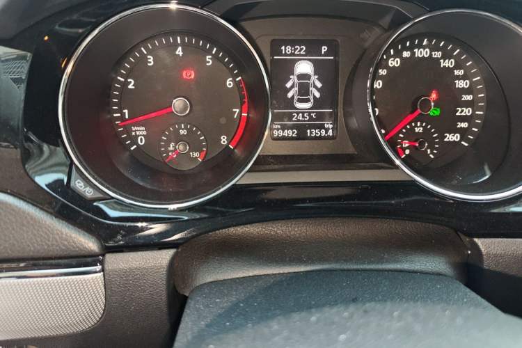 Used Volkswagen Sagitar 2018 280TSI DSG Ignite Edition Odometer Close Up