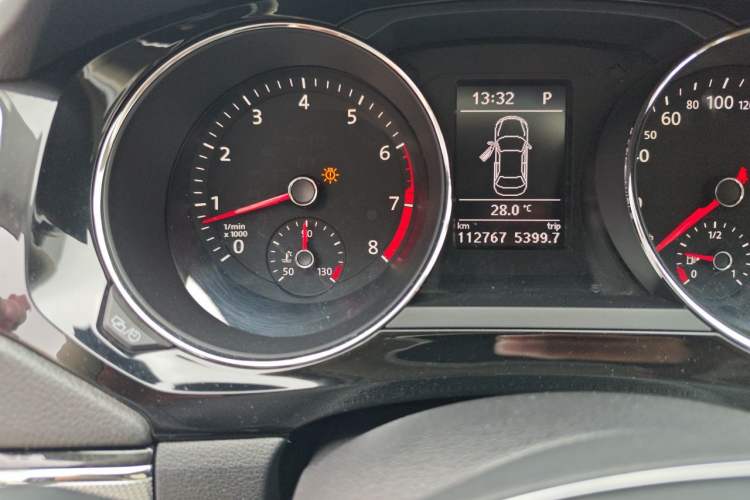Used Volkswagen Sagitar 2018 280TSI DSG Ignite Edition Odometer Close Up
