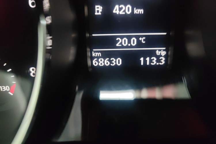 Used Volkswagen Sagitar 2018 180TSI DSG Prestige Edition Odometer Close Up