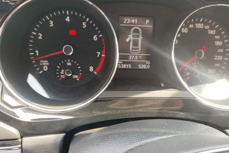 Used Volkswagen Sagitar 2018 280TSI DSG Ignite Edition Odometer Close Up