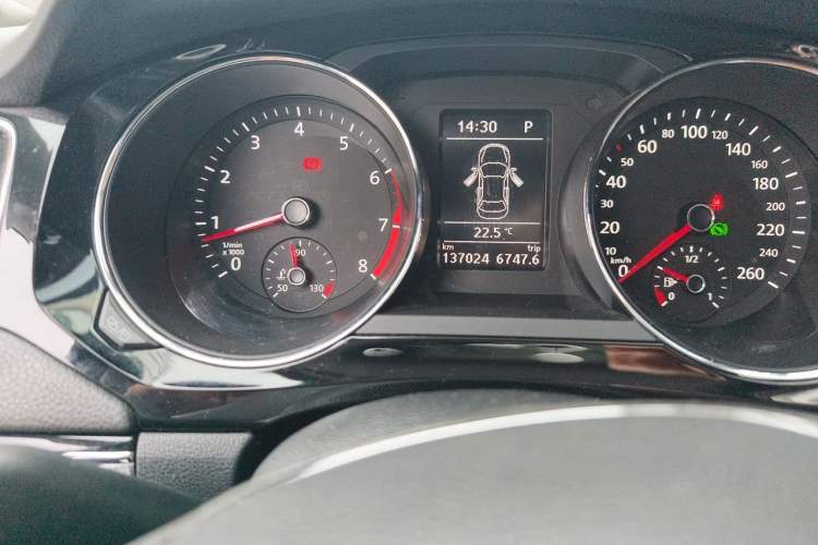 Used Volkswagen Sagitar 2018 280TSI DSG Ignite Edition Odometer Close Up