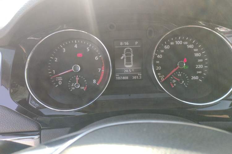 Used Volkswagen Sagitar 2018 280TSI DSG Ignite Edition Odometer Close Up