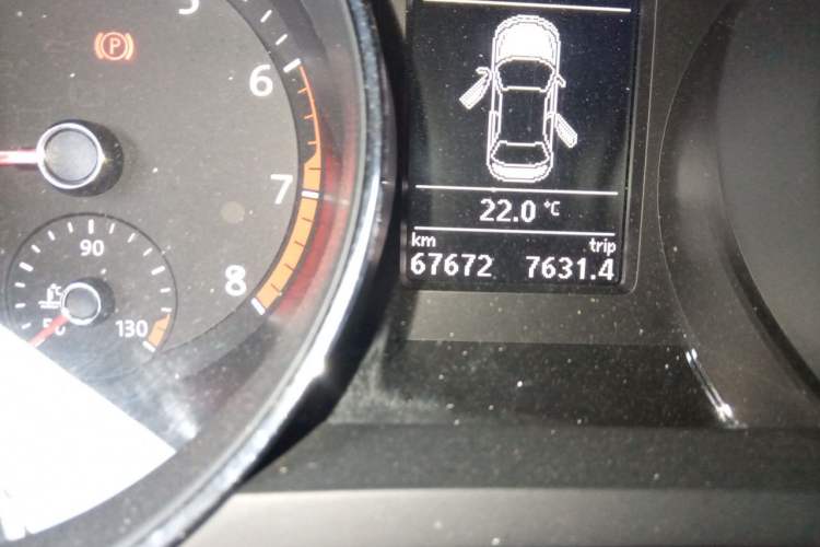 Used Volkswagen Sagitar 2018 280TSI DSG Ignite Edition Odometer Close Up
