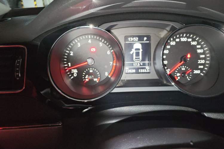 Used Volkswagen Sagitar 2018 280TSI DSG Ignite Edition Odometer Close Up