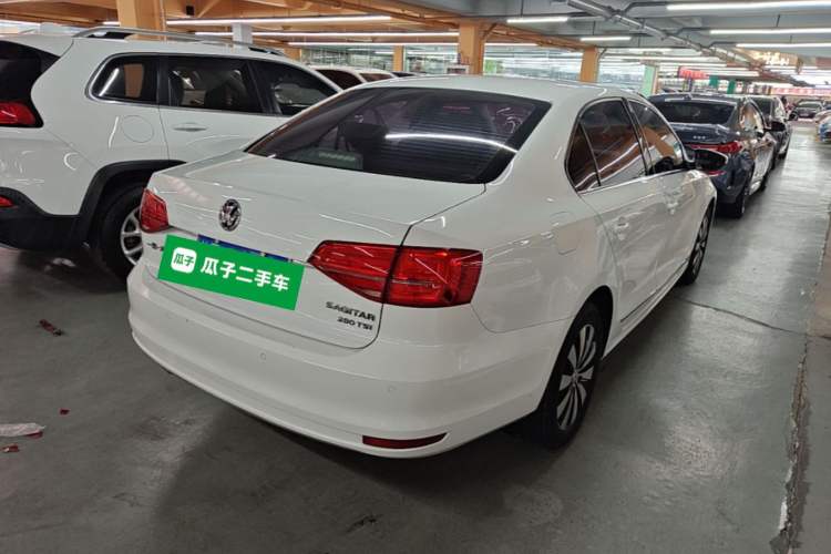 Used Volkswagen Sagitar 2018 280TSI DSG Comfort Model Rear Right 45 Deg