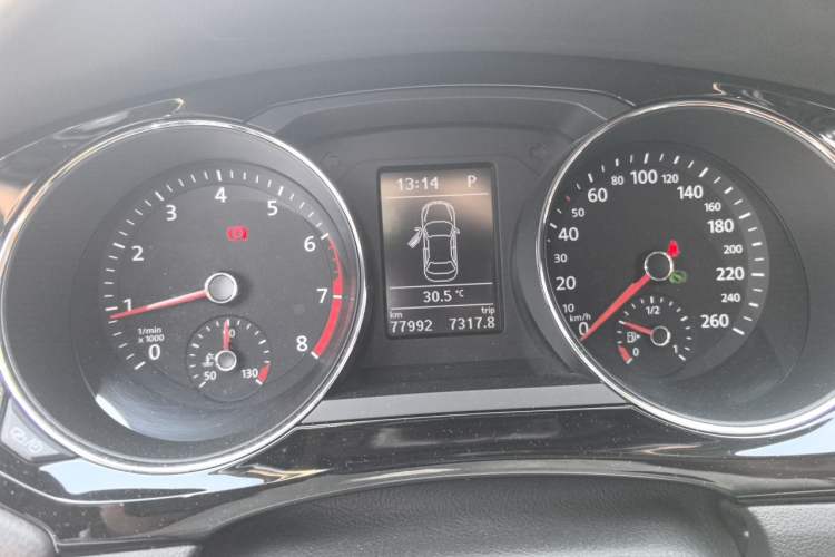 Used Volkswagen Sagitar 2018 280TSI DSG Ignite Edition Odometer Close Up
