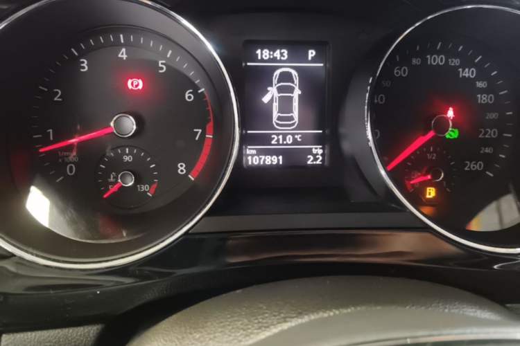 Used Volkswagen Sagitar 2018 280TSI DSG Ignite Edition Odometer Close Up