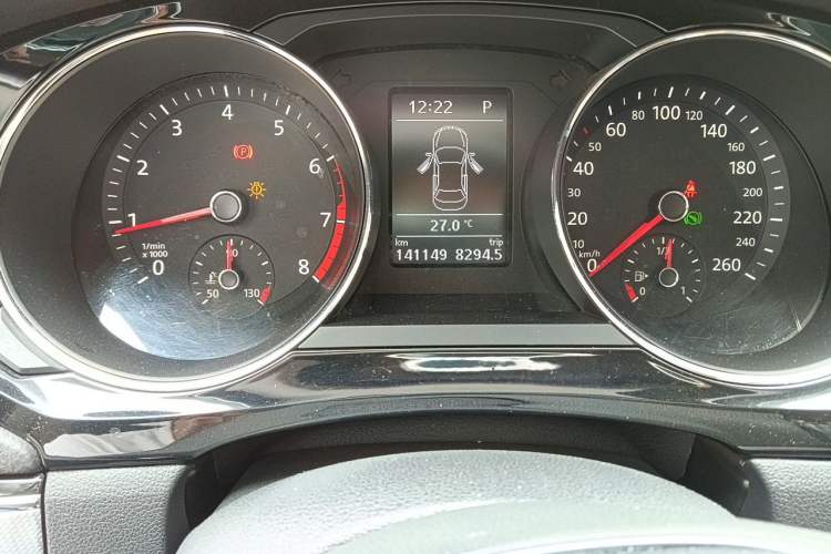 Used Volkswagen Sagitar 2018 280TSI DSG Ignite Edition Odometer Close Up