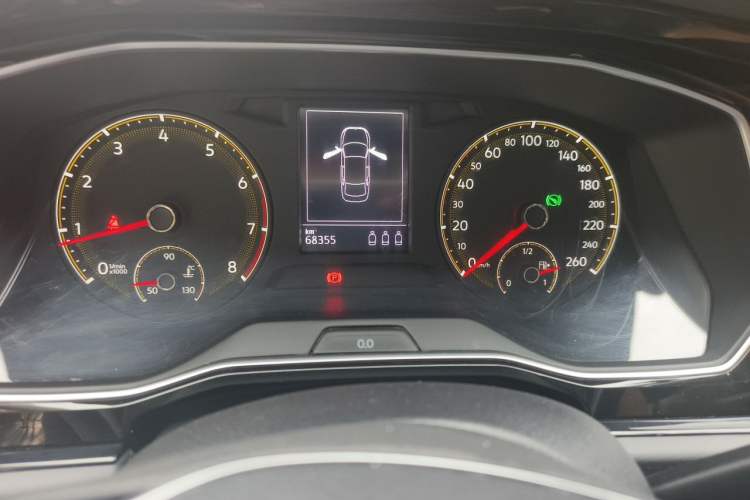 Used Volkswagen Sagitar 2019 280TSI DSG Comfort Version China VI Standard Odometer Close Up