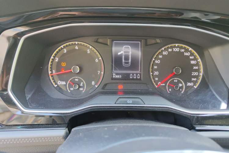 Used Volkswagen Sagitar 2019 280TSI DSG Comfort Version China VI Standard Odometer Close Up