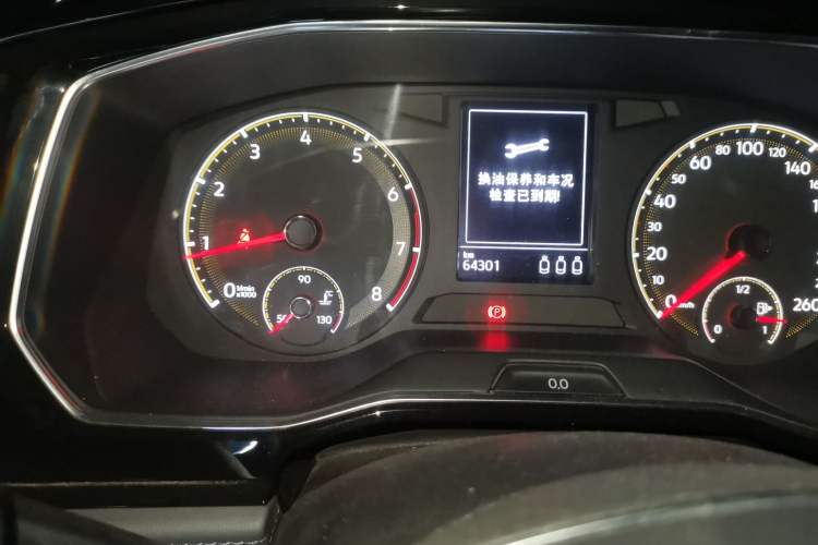 Used Volkswagen Sagitar 2019 280TSI DSG Comfort Version China VI Standard Odometer Close Up