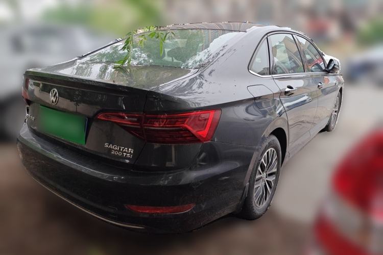 Used Volkswagen Sagitar 2019 200TSI DSG Comfort Version China VI Standard Rear Right 45 Deg