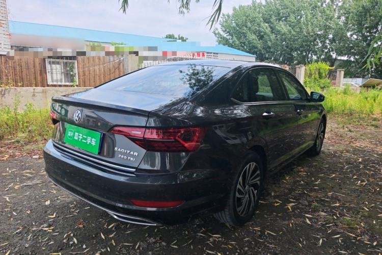Used Volkswagen Sagitar 2019 280TSI DSG Luxury Version China VI Standard Rear Right 45 Deg
