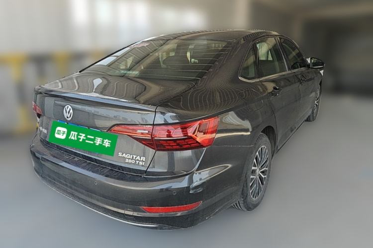 Used Volkswagen Sagitar 2019 280TSI DSG Comfort Version China VI Standard Rear Right 45 Deg