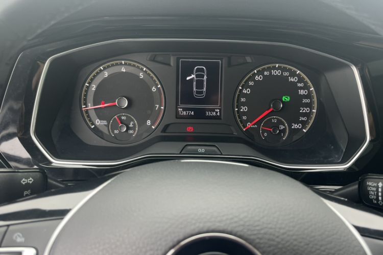 Used Volkswagen Sagitar 2019 280TSI DSG Comfort Version China VI Standard Odometer Close Up