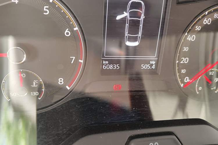 Used Volkswagen Sagitar 2019 200TSI DSG Comfort Version China VI Standard Odometer Close Up