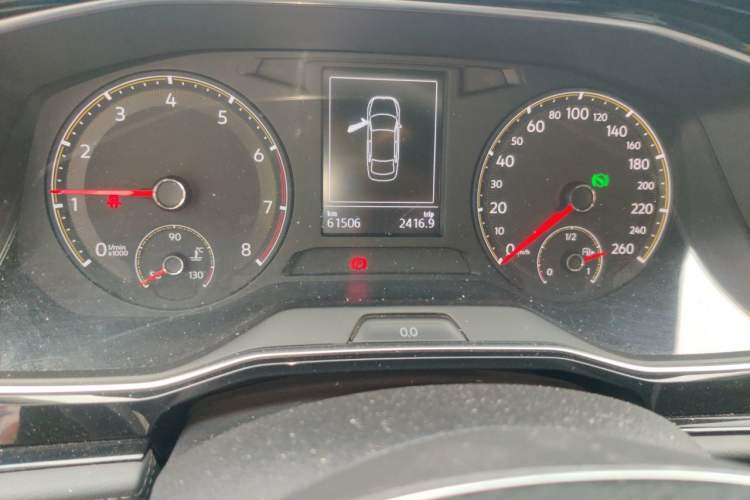 Used Volkswagen Sagitar 2019 280TSI DSG Comfort Version China VI Standard Odometer Close Up