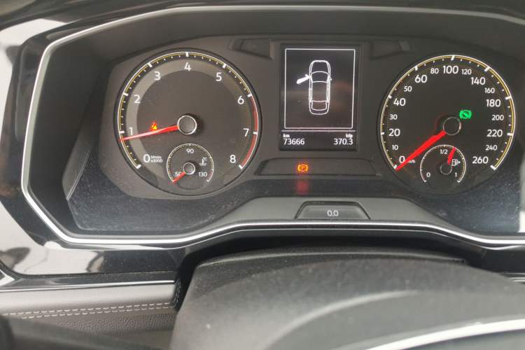 Used Volkswagen Sagitar 2019 280TSI DSG Comfort Version China VI Standard Odometer Close Up