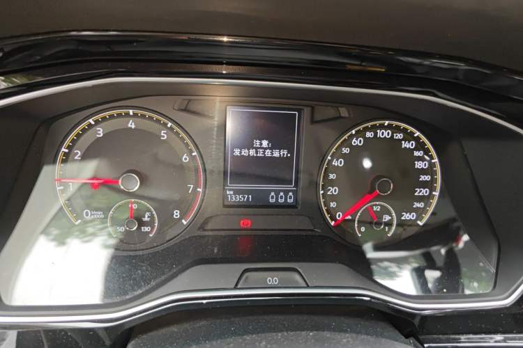 Used Volkswagen Sagitar 2019 280TSI DSG Comfort Version China VI Standard Odometer Close Up