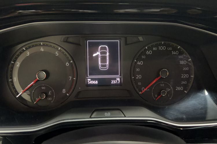 Used Volkswagen Sagitar 2019 280TSI DSG Comfort Version China VI Standard Odometer Close Up