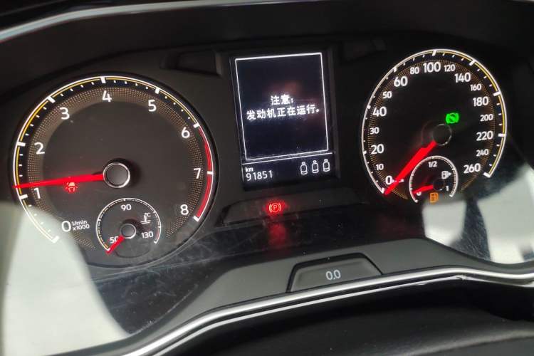 Used Volkswagen Sagitar 2019 280TSI DSG Comfort Version China V Standard Odometer Close Up