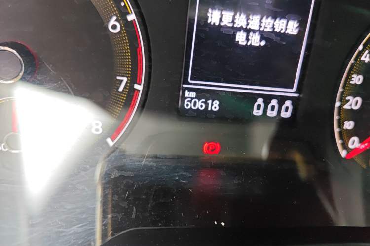 Used Volkswagen Sagitar 2019 280TSI DSG Comfort Version China VI Standard Odometer Close Up