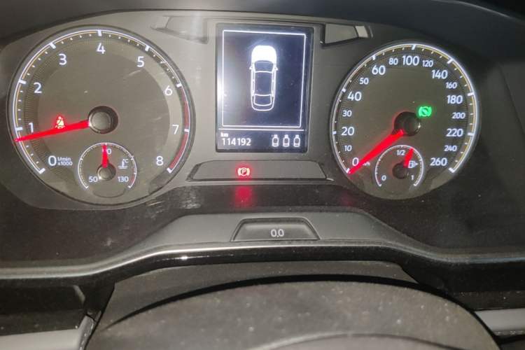 Used Volkswagen Sagitar 2019 280TSI DSG Comfort Version China VI Standard Odometer Close Up