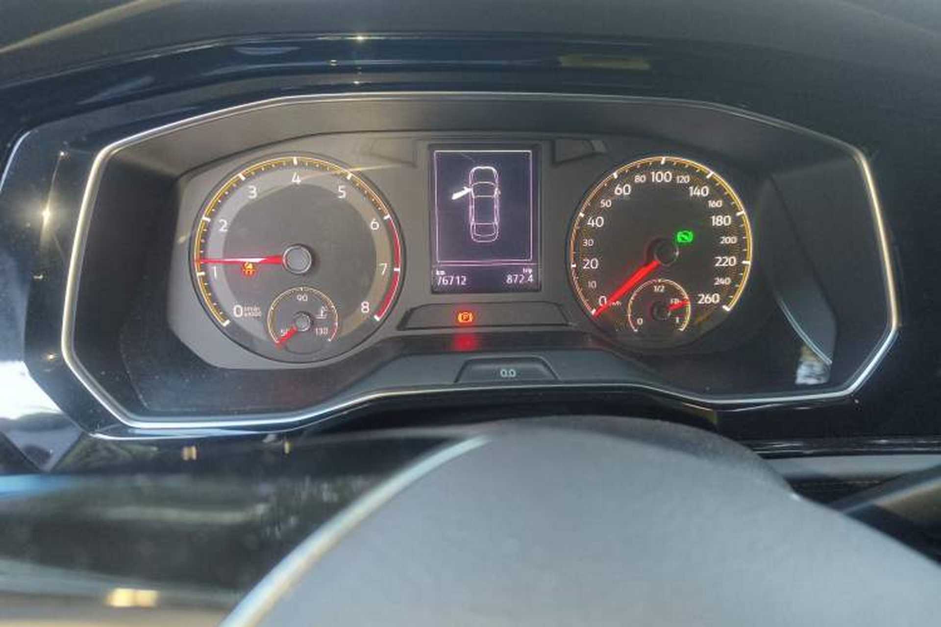 Used Volkswagen Sagitar 2019 280TSI DSG Comfort Version China VI Standard Odometer Close Up