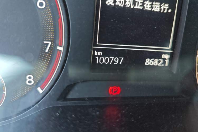 Used Volkswagen Sagitar 2019 280TSI DSG Comfort Version China VI Standard Odometer Close Up