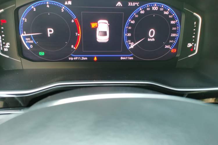 Used Volkswagen Sagitar 2019 280TSI DSG Flagship Model China V Standard Odometer Close Up
