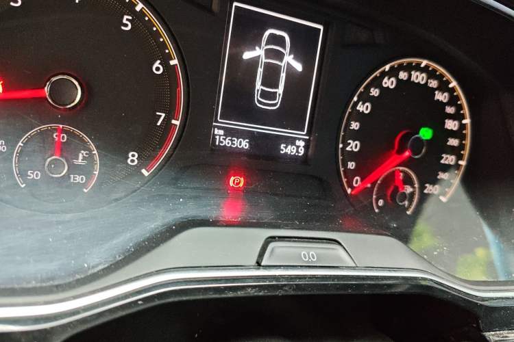 Used Volkswagen Sagitar 2019 200TSI DSG Comfort Version China VI Standard Odometer Close Up