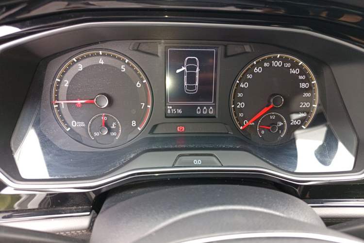 Used Volkswagen Sagitar 2019 280TSI DSG Comfort Version China VI Standard Odometer Close Up