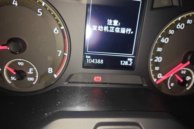 Used Volkswagen Sagitar 2019 280TSI DSG Comfort Version China VI Standard Odometer Close Up