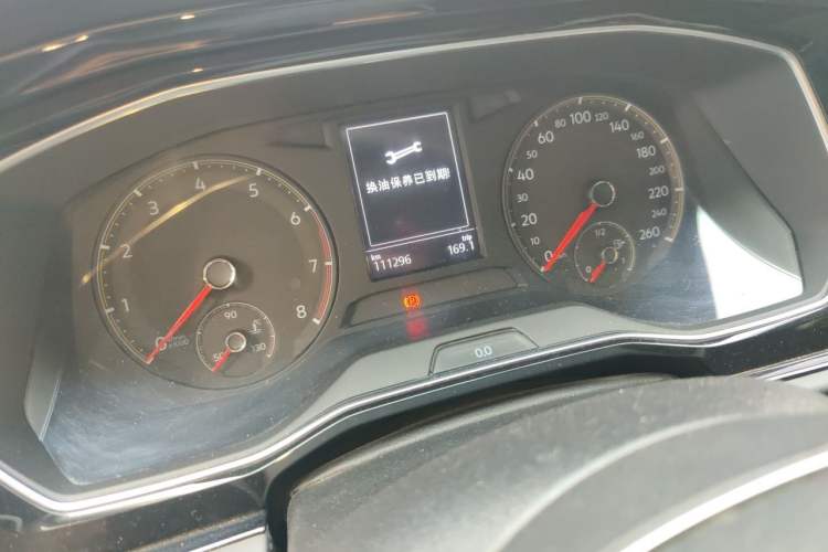 Used Volkswagen Sagitar 2019 280TSI DSG Comfort Version China VI Standard Odometer Close Up