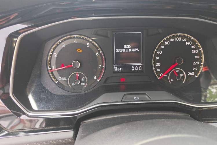 Used Volkswagen Sagitar 2019 280TSI DSG Comfort Version China VI Standard Odometer Close Up