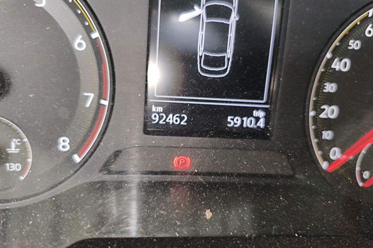 Used Volkswagen Sagitar 2019 280TSI DSG Comfort Version China VI Standard Odometer Close Up
